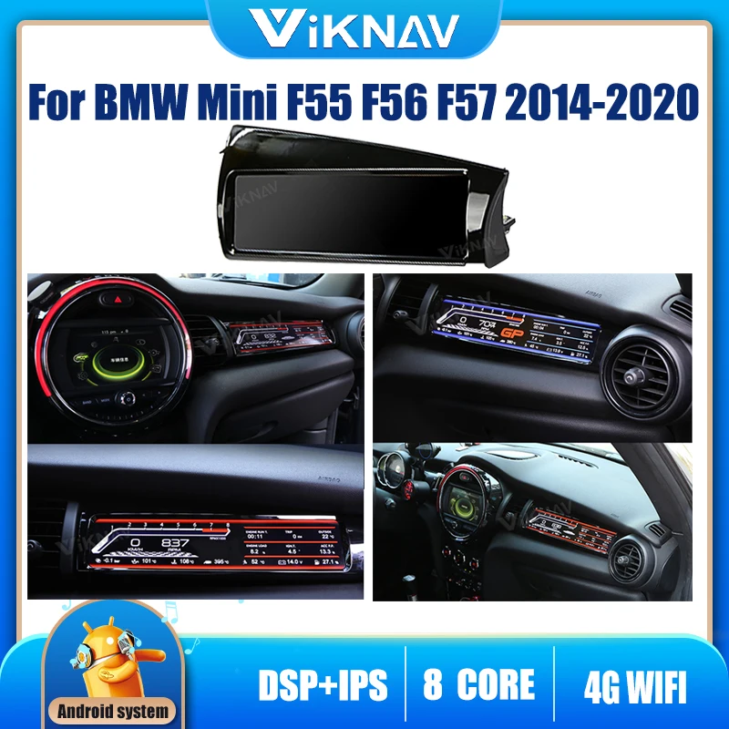 

Android Digital LCD Screen For BMW Mini F55 F56 F57 2014-2020 Car Instrument Dashboard Co-pilot Racing Multimedia Display Host