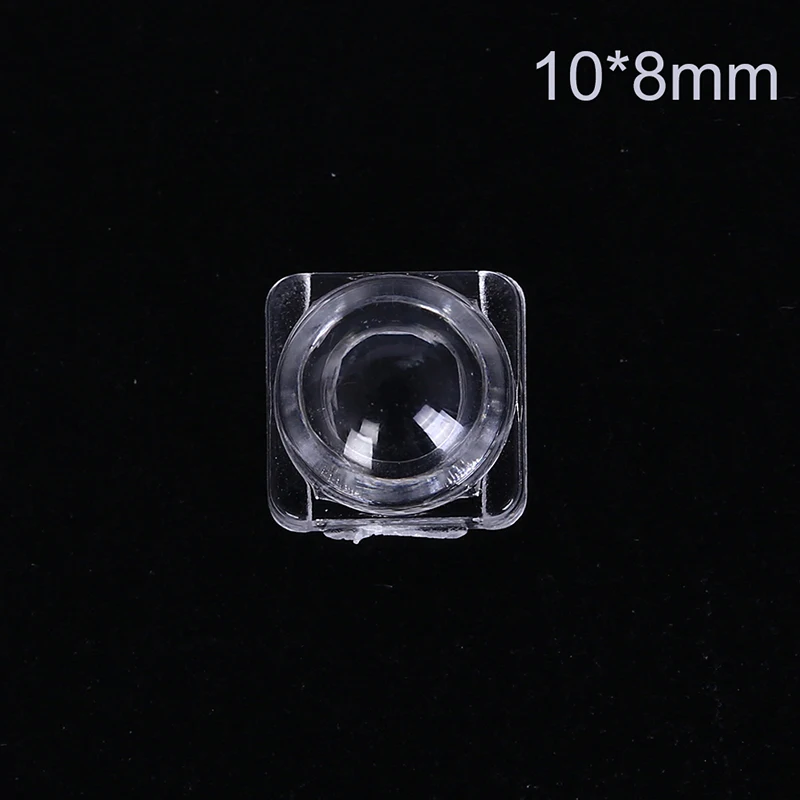 50 шт. светодиодный линзы коллиматор отражатель для 5050 SMD 30 60 градусов 10X8mm очки