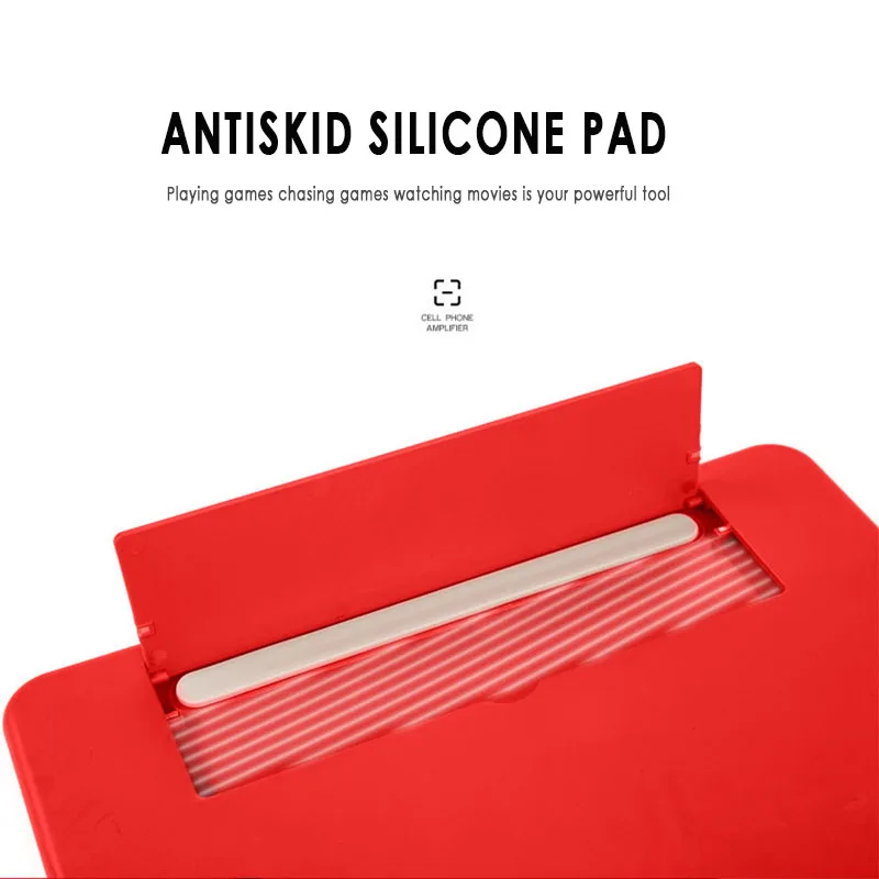 CASEIER 3D Экран усилитель проектор для Мобильный телефон 10 12 дюймов выдвижной лупа