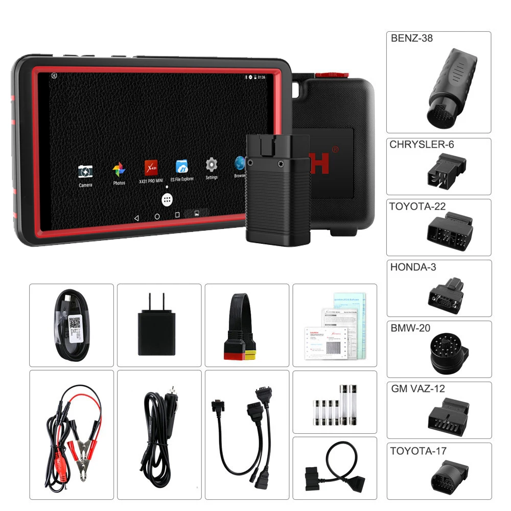 LAUNCH X431 Pro Mini ECU кодирование WiFi/Bluetooth полная система OBD2 автомобильный