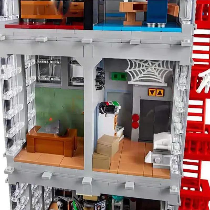 MOC Daily-Juego de bloques de construcci&oacute;n para ni&ntilde;os, juguete de ladrillos para armar estadio Bugle Street View, ideal para regalo de Navidad, c&oacute;digo 3770, compatible con 76178 y 78008-5
