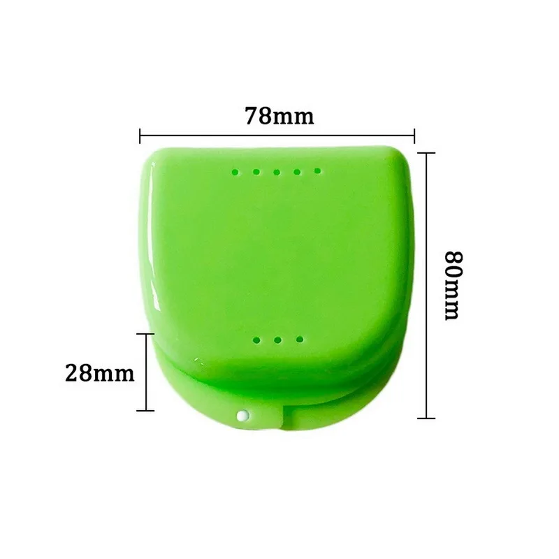 

Denture Care Box Organizer Dental Bath Appliance False Teeth Storage Boxes Case Dentures Cleaner Bath Storage Box Container