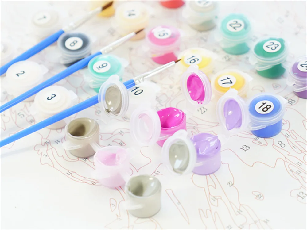 Набор для рисования по номерам на холсте парусник морской пейзаж | Дом и сад