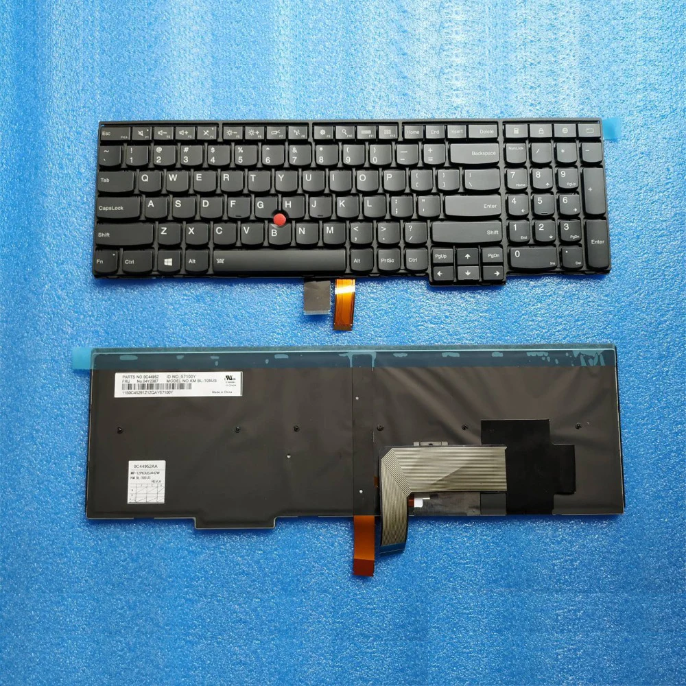 Новая Оригинальная клавиатура для Lenovo ThinkPad T540P W540 W541 T550 T560 W550S P50S US с подсветкой на