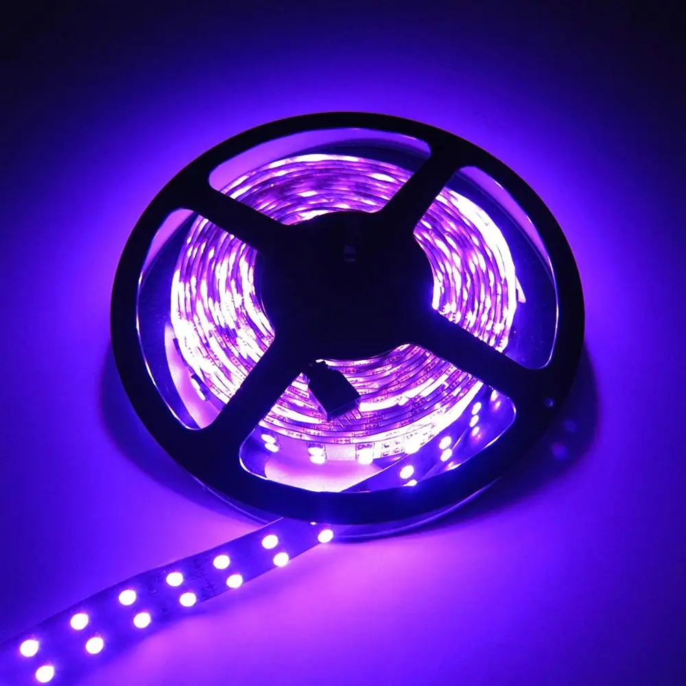 Гибкая двухрядная Светодиодная лента 5050 SMD 5 м 600LED s RGB 120LED s/M 12 В DC | Лампы и