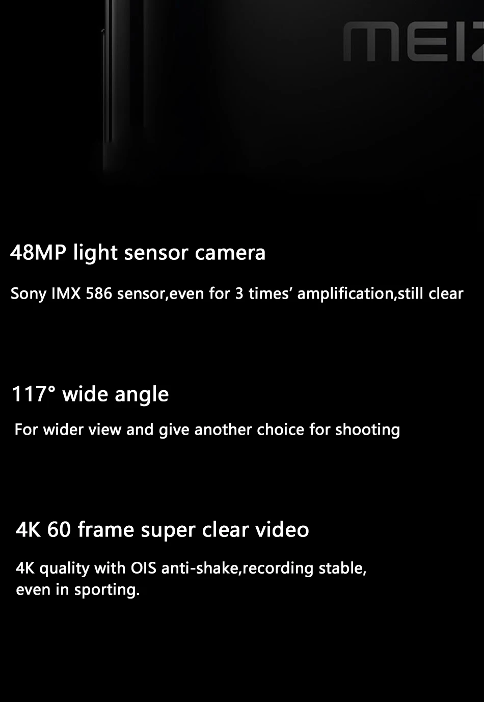 Meizu 16S Pro VOLTE 4G LTE 6G/8G 128G/256G Snapdragon 855 Plus Octa Core 6," FHD+ NFC сотовый телефон