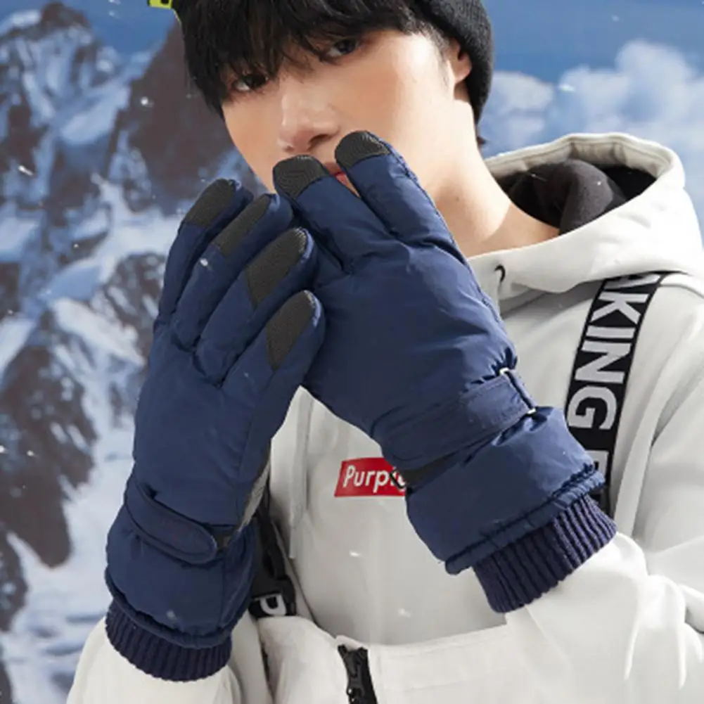 

Winter Ski Gloves Waterproof Warm Snowboard Velvet Nonslip Motorcycle Riding Gloves For Men Women