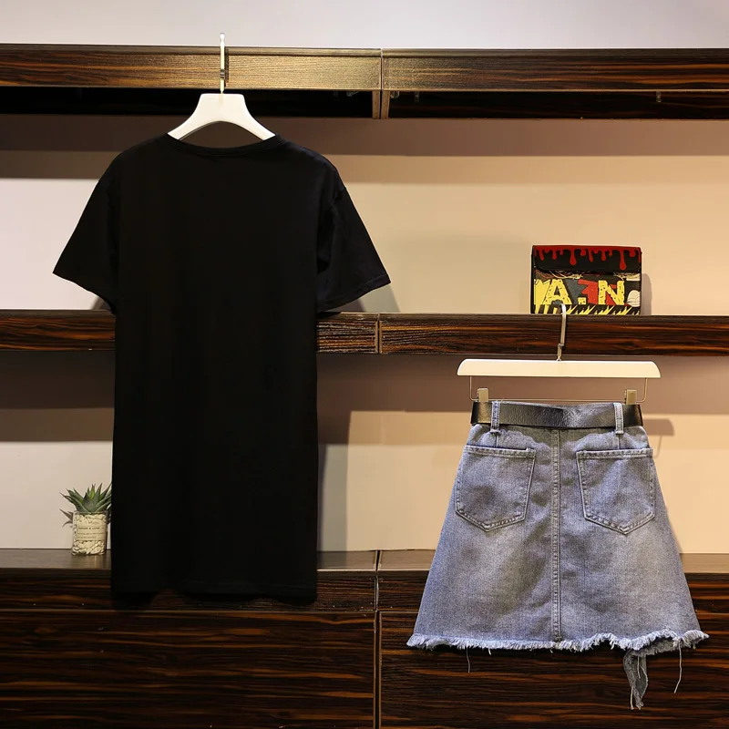 2019 Летняя женская одежда большого размера Футболка с принтом толстой сестры +