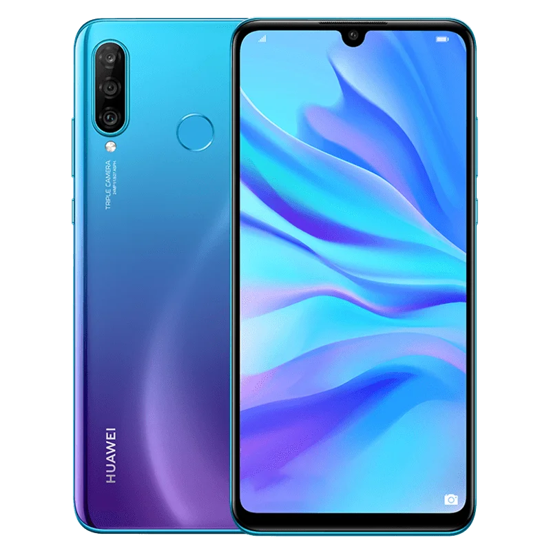 Huawei P30 Lite мобильный телефон с двумя sim-картами, 4 ГБ/6 ГБ, 128 ГБ, huawei Nova 4E, четыре ядра, 6,15 дюймов, Android 9,0, сканер отпечатков пальцев