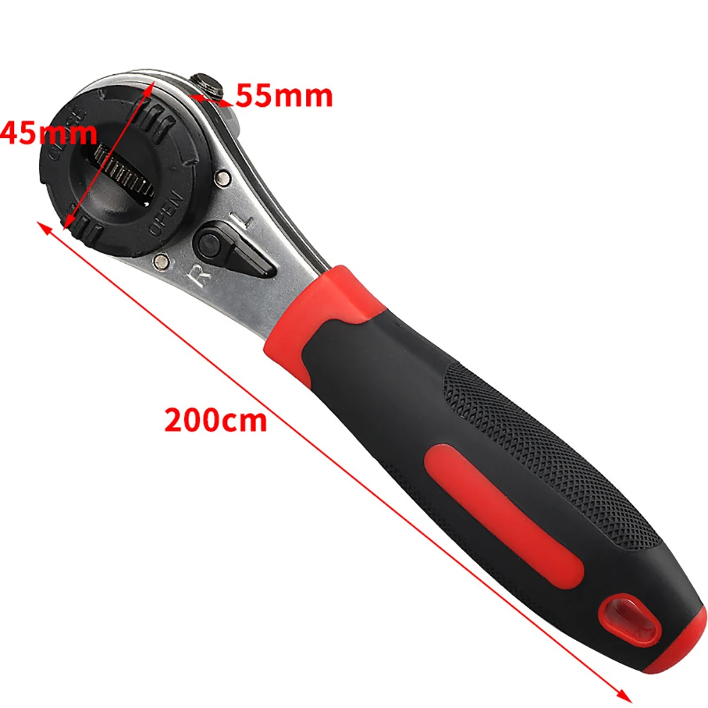 

Adjustable 6-22mm Multifunctional Faucet Wrench Universal Key Torque Spanner Plumbing Pipe Auto Repairing Tool Ratchet Wrench