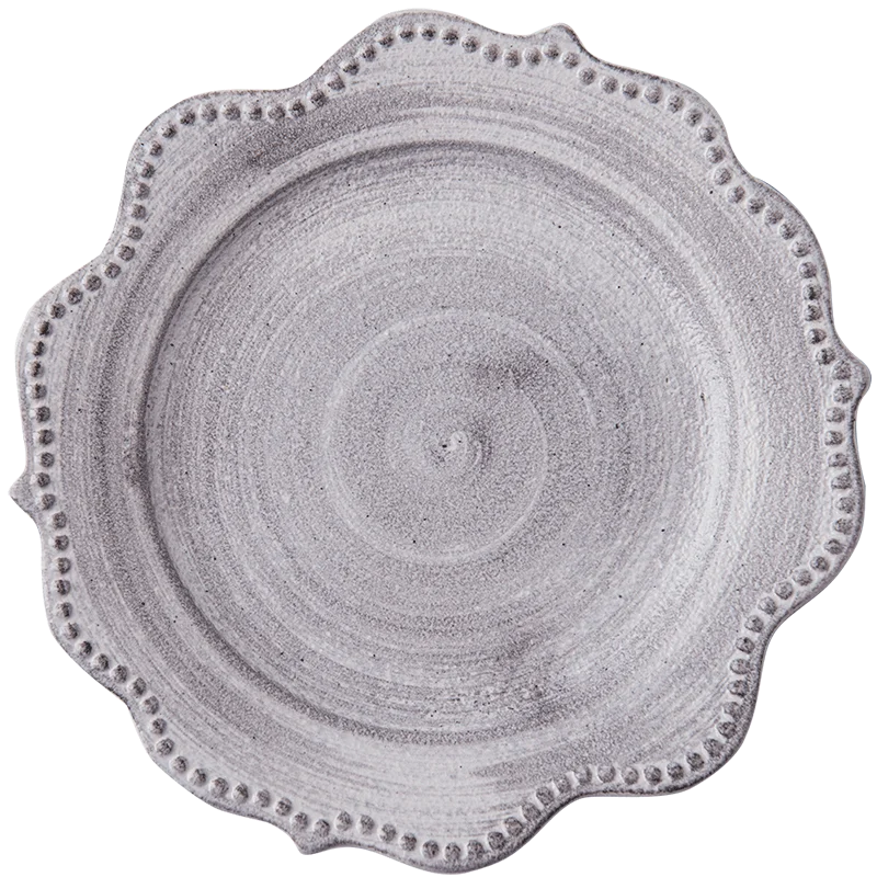 ANTOWALL Home use 1pcs Elegant classical ceramic dinner plate maincourse dish for wedding