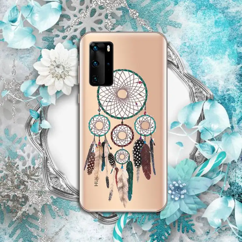 

Mandala Clip art Phone Case Transparent for Huawei P honor 8 10i 20 30 40 smart 2019