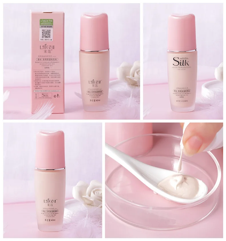 

40ML Brand Makeup Base Face Liquid Foundation BB Cream Concealer Moisturizer Oil-control Whitening Waterproof Maquiagem Makeup