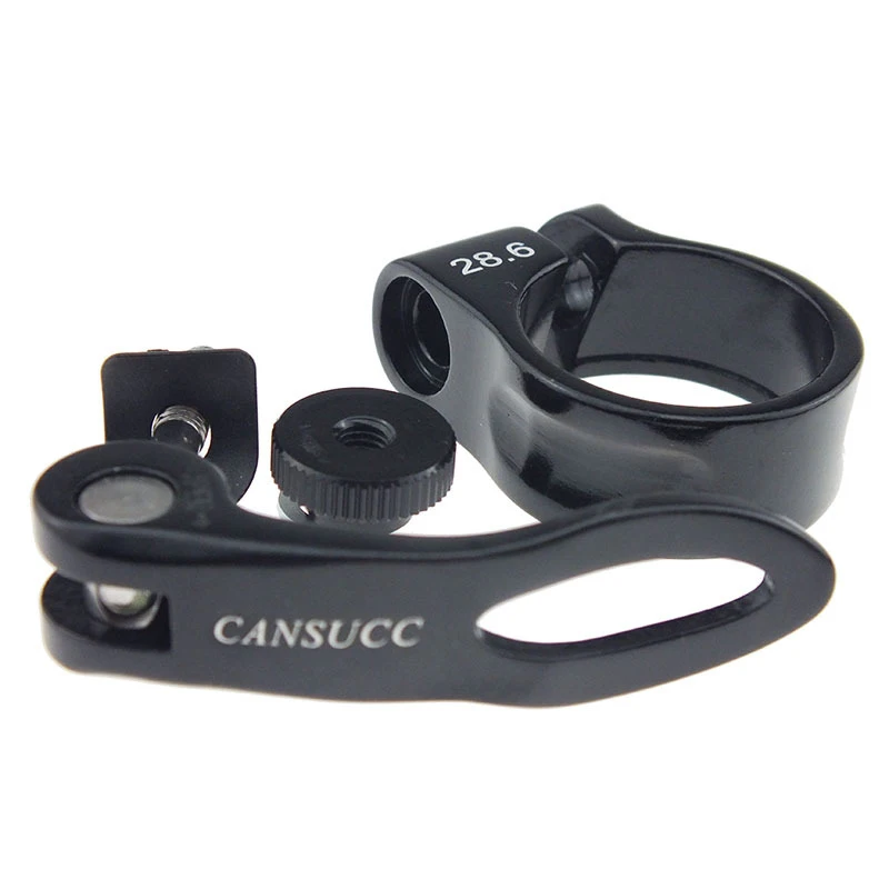 

Bicycle Seatpost Clamp 28.6mm Aluminium Alloy Single Bolt Locked Seat Post Clip