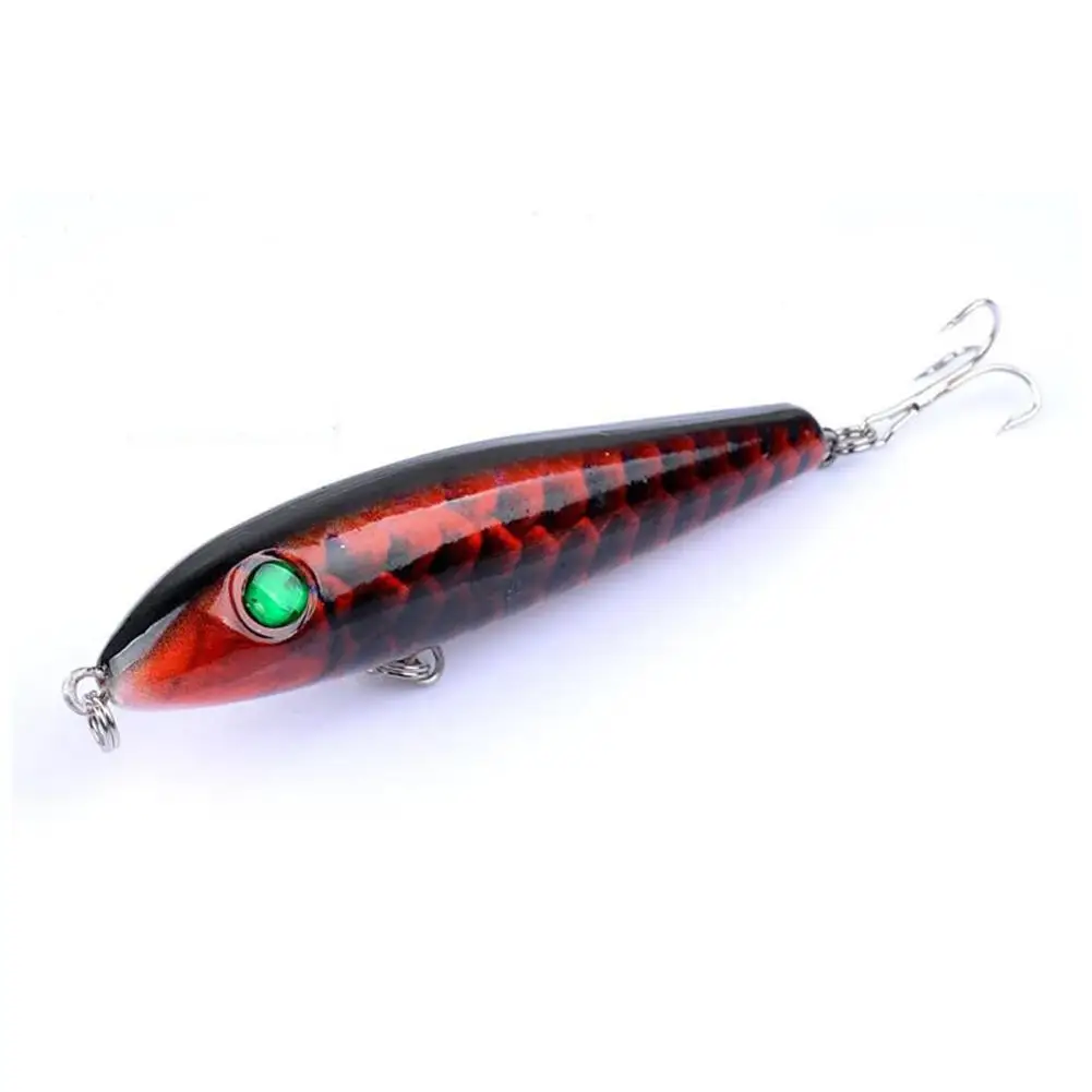 

1Pcs 9.5CM/11.6G ABS Topwater Pencil Fishing Lures Artificial Hard Bait With 3d Fisheyes Fishhook Swimbait Fishing Tackle Lure