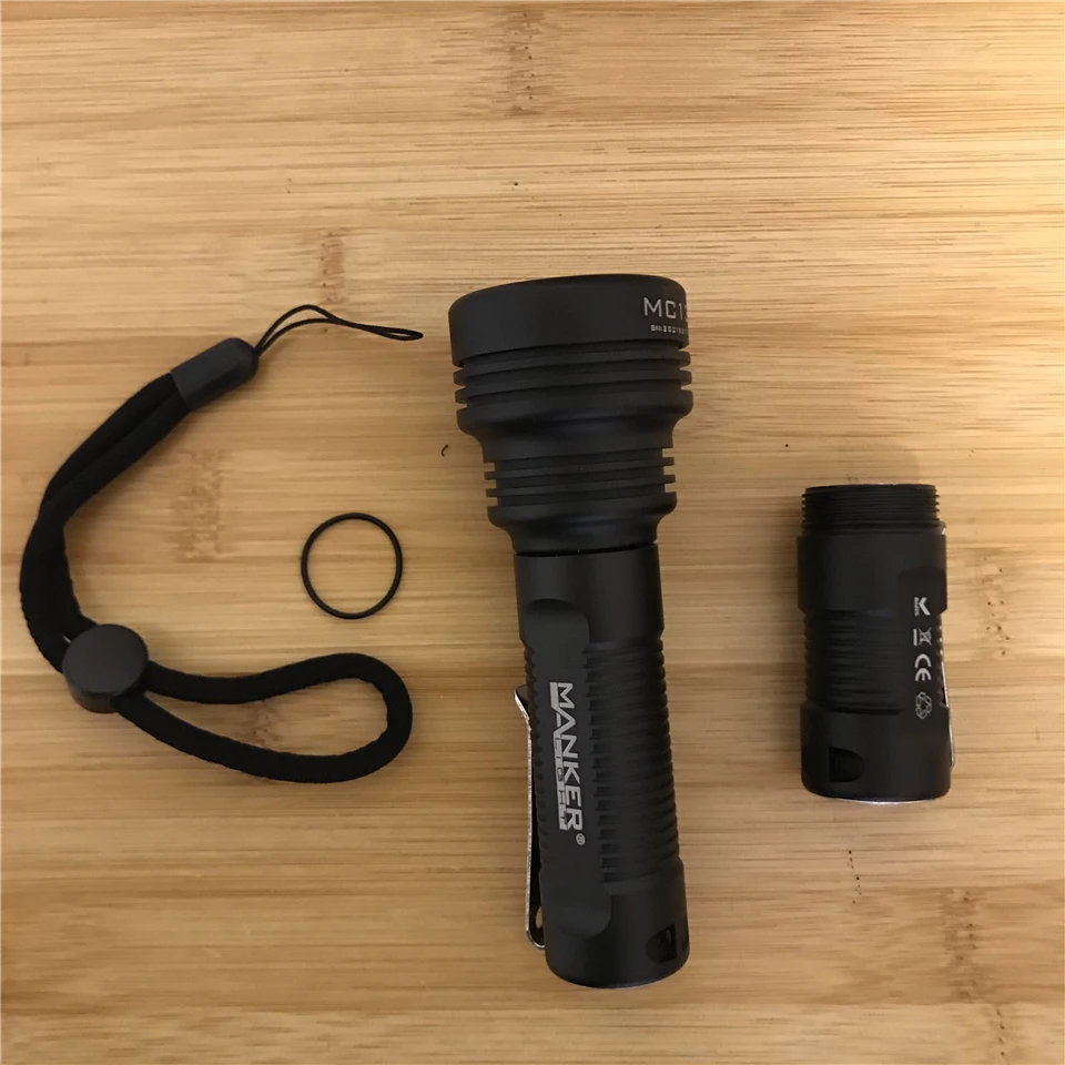 Светодиодный мощный фонарик Manker MC13 SBT90.2 дальнего действия фонарики для улицы