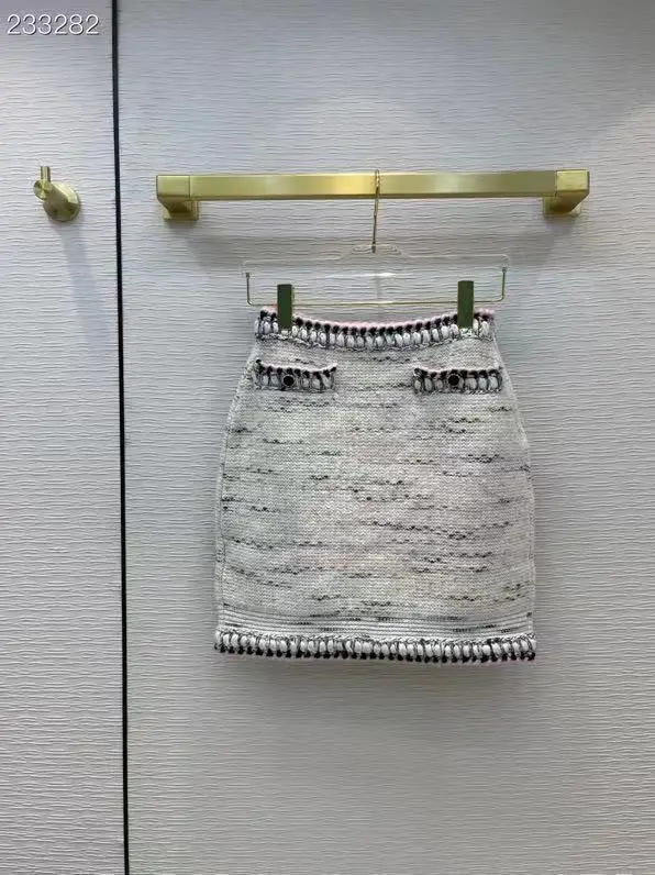 

Runway Designer Autumn Mini Knit Skirt 2021 Women's Elegant Vintage Color Patchwork Ladies Hot Sale Sexy Skirt