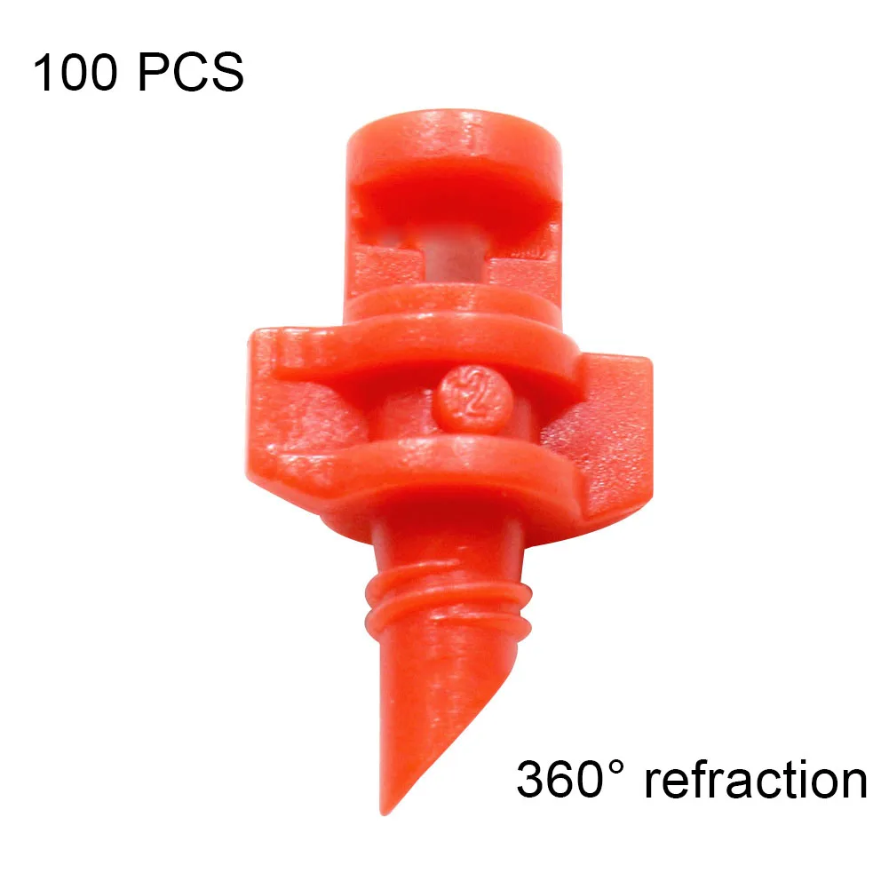 100 шт. микрораспылитель Сменные сопла реактивный мистер для гидропоники садового
