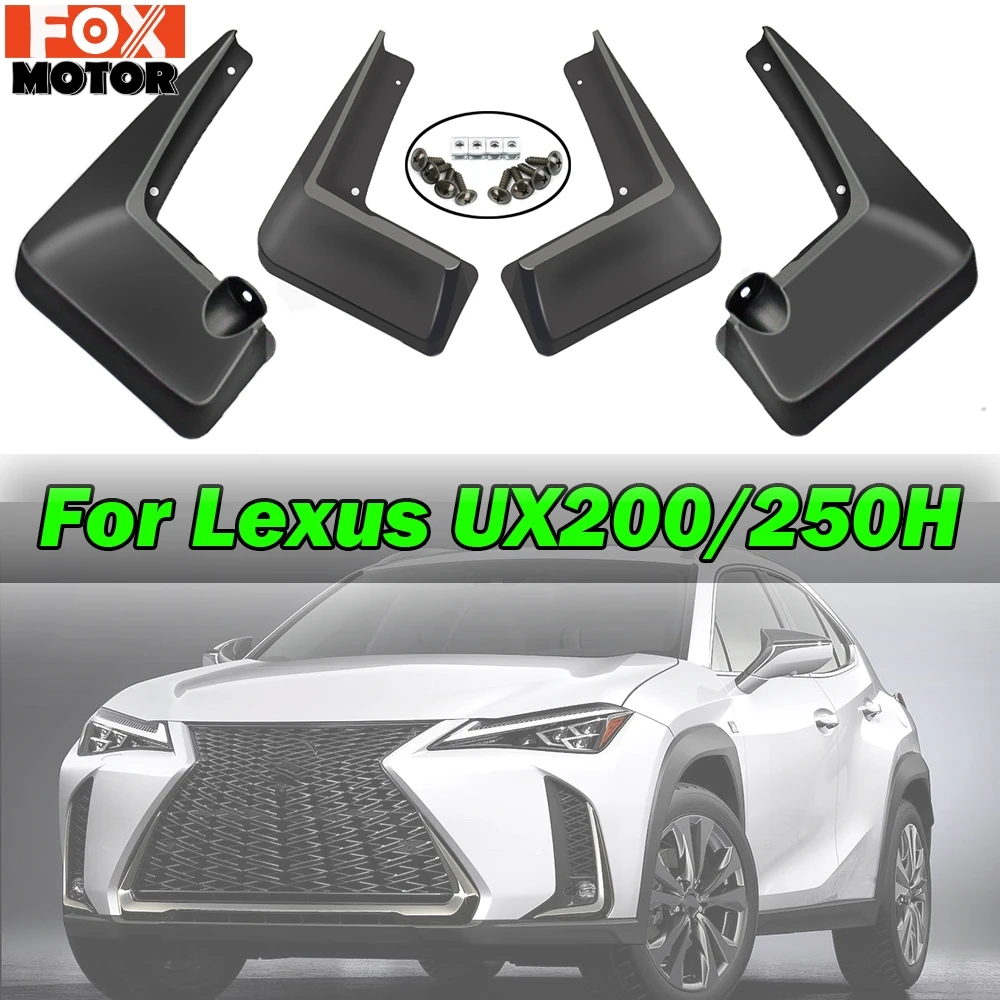 4 шт., для Lexus UX UX200 UX250H ZA10, автомобильные литые Брызговики, брызговики, брызговики, передние и задние аксессуары