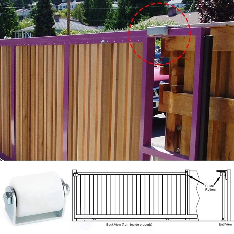 2 шт. направляющие для слайдов 3-дюймовые прочные нейлоновые раздвижные роликовые