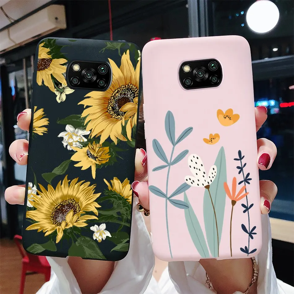 poco x3 case for xiaomi poco x3 pro phone case love heart rainbow cute back cover for xiaomi poco x3 nfc x 3 x3pro global bumper free global shipping