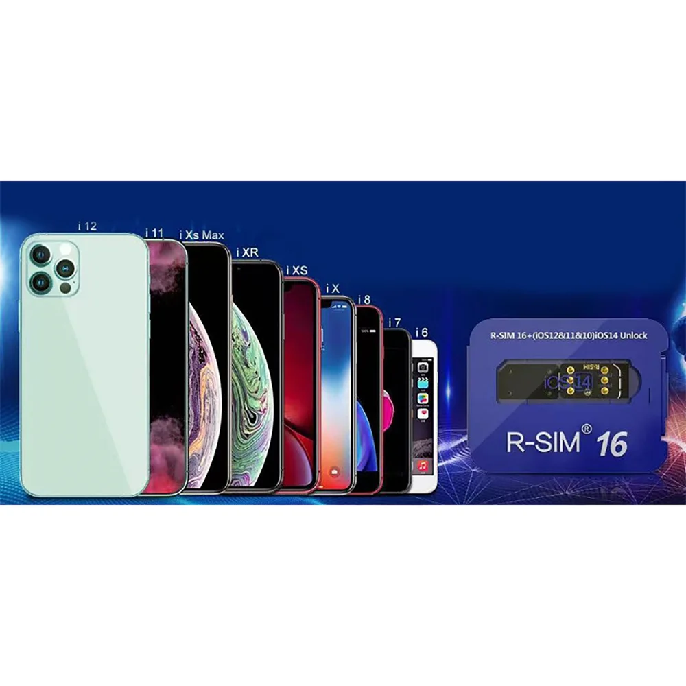 simple operation r sim16 unlock card sticker for iphone systemios14 5g upgrade part free global shipping