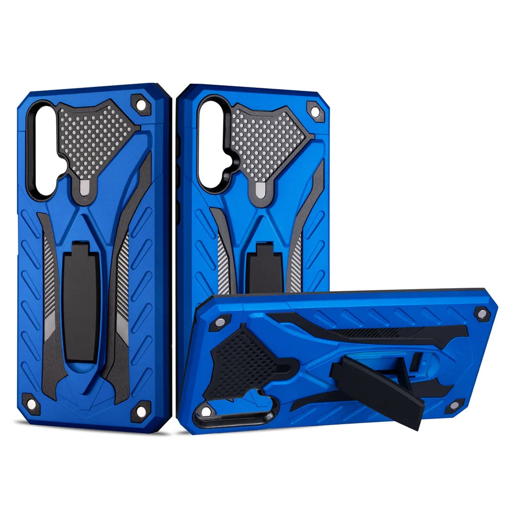 

Luxury Armor Shockproof Case for Huawei Nova 7i 6 SE 5 Plus 5T 4 4E 3i 2i 2 Lite 3e Rugged Hard Cover Anti-knock Kickstand Capa