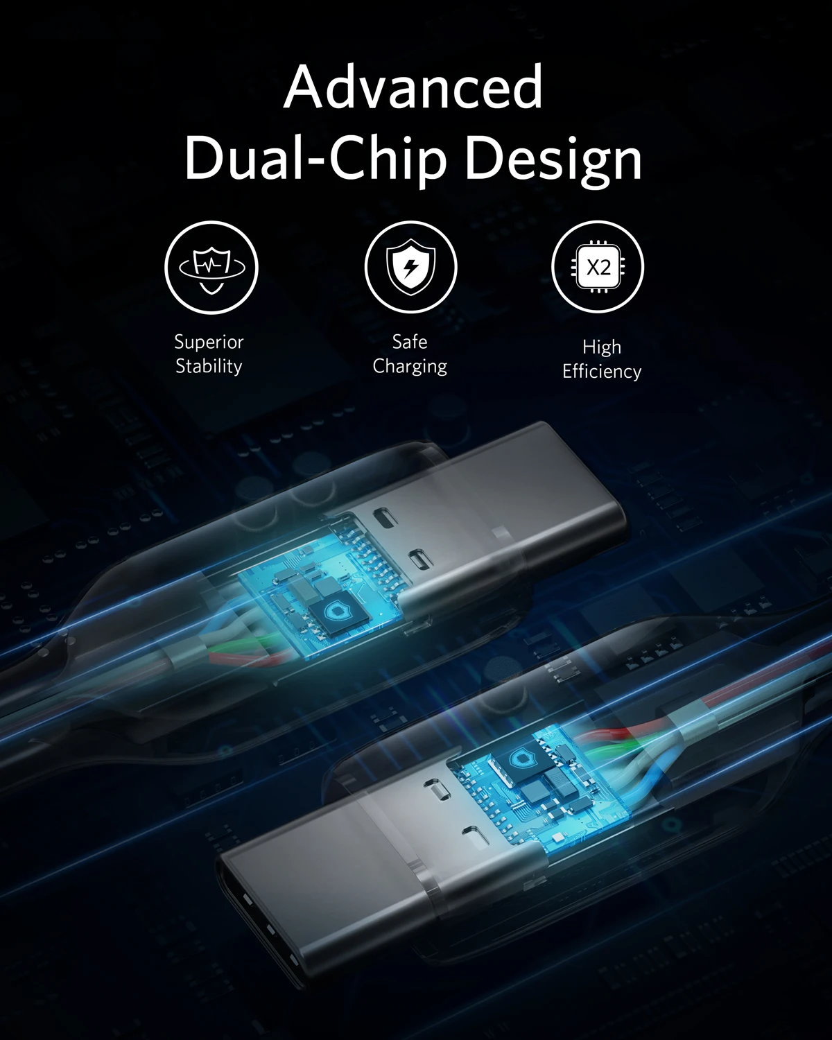 Кабель зарядный Anker с usb c на 100 Вт 6 футов | Мобильные телефоны и аксессуары