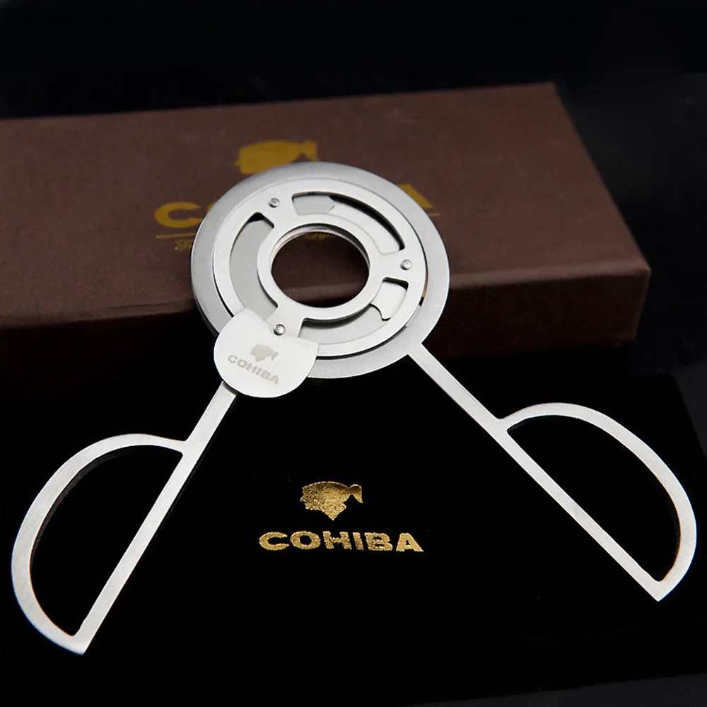 Новинка COHIBA 3 лезвия из нержавеющей стали серебристый тональный резак для сигар