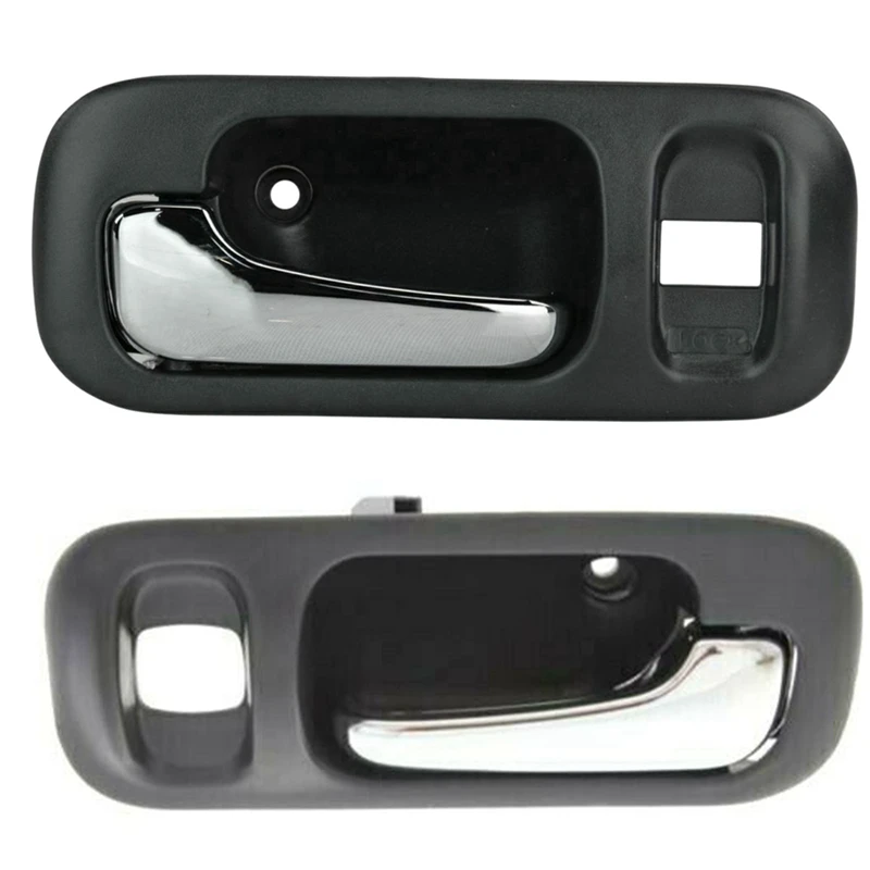 3 шт. LH Передняя внутренняя дверная ручка темно серый хром для 1997 2001 Honda CRV 72164 S10