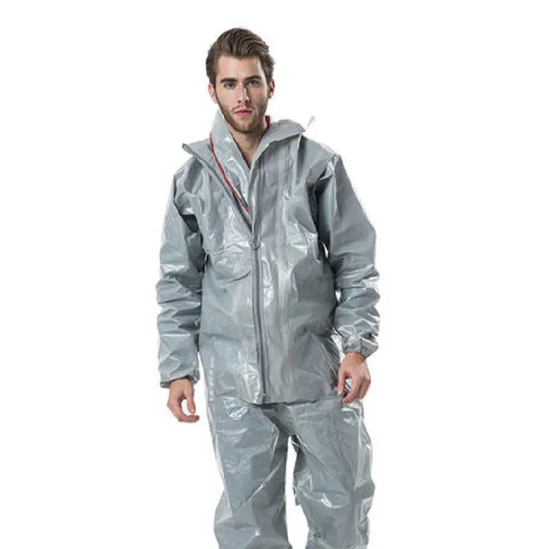 4570 серого цвета с капюшоном защитный комбинезон высоким уровнем