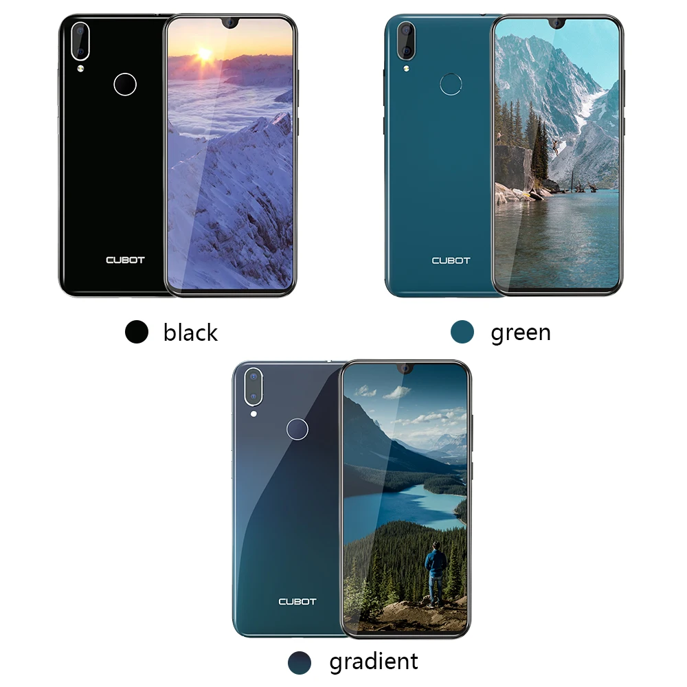 Смартфон Cubot R19 5 71 &quot19:9 Waterdrop полный экран 3 Гб + 32 ГБ Android 9 0 Pie MT6761(Helio A22) Задняя