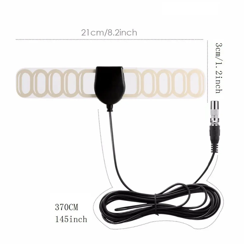 

Digital TV Active Antenna Built-in 20DB RF AMP Car DVB-T Antenna DVB-T2 Antenna 20DB Gain Digital TV Antenna