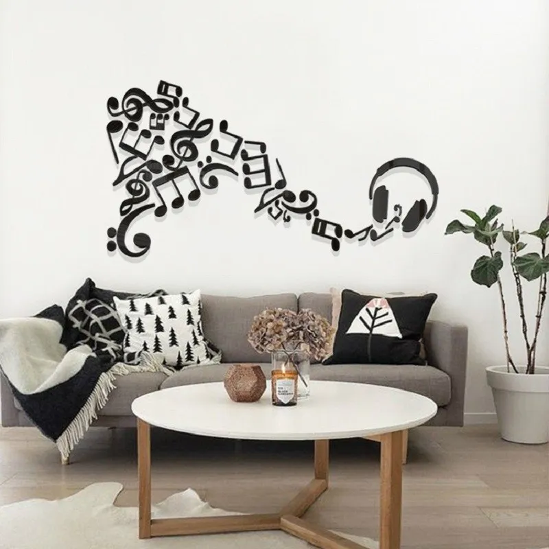 

Nordic Beating notes INS small fresh chidren's room bedroom living room TV background wall decoration 3D acrylic wall sticker