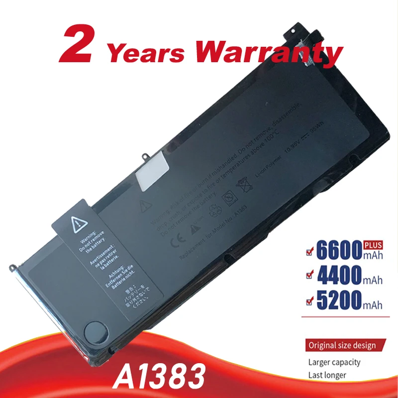 10.95V 95Wh A1383 Battery For Apple MacBook Pro 17&quot inch A1297 2011 Version 020-7149-A10 MC725LL/A MD311LL/A MB604LL/A free ship |