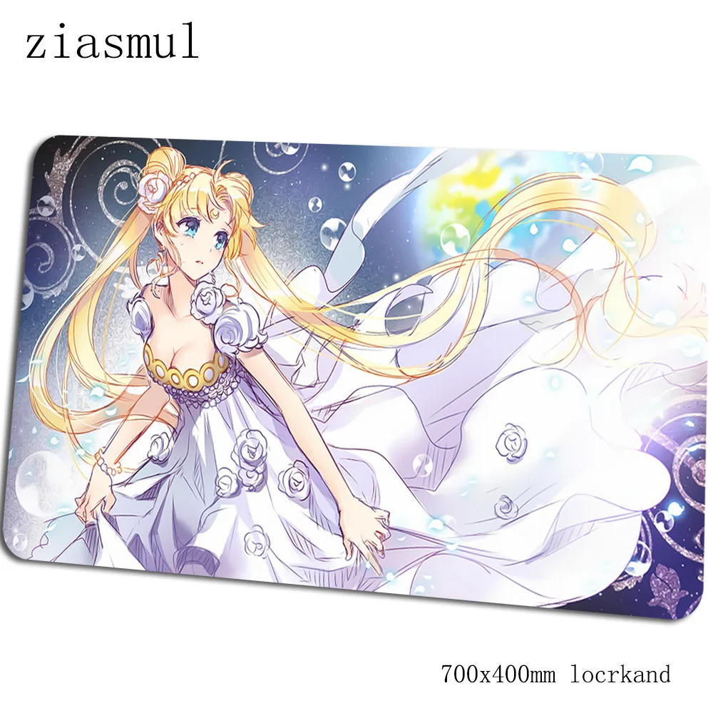 Коврик для мыши sailor moon, милый компьютерный коврик 70x40 см, игровой коврик для мыши, большой ПК, клавиатура со встроенной мышью, игровой стол - Цвет: Size 700x400x2mm