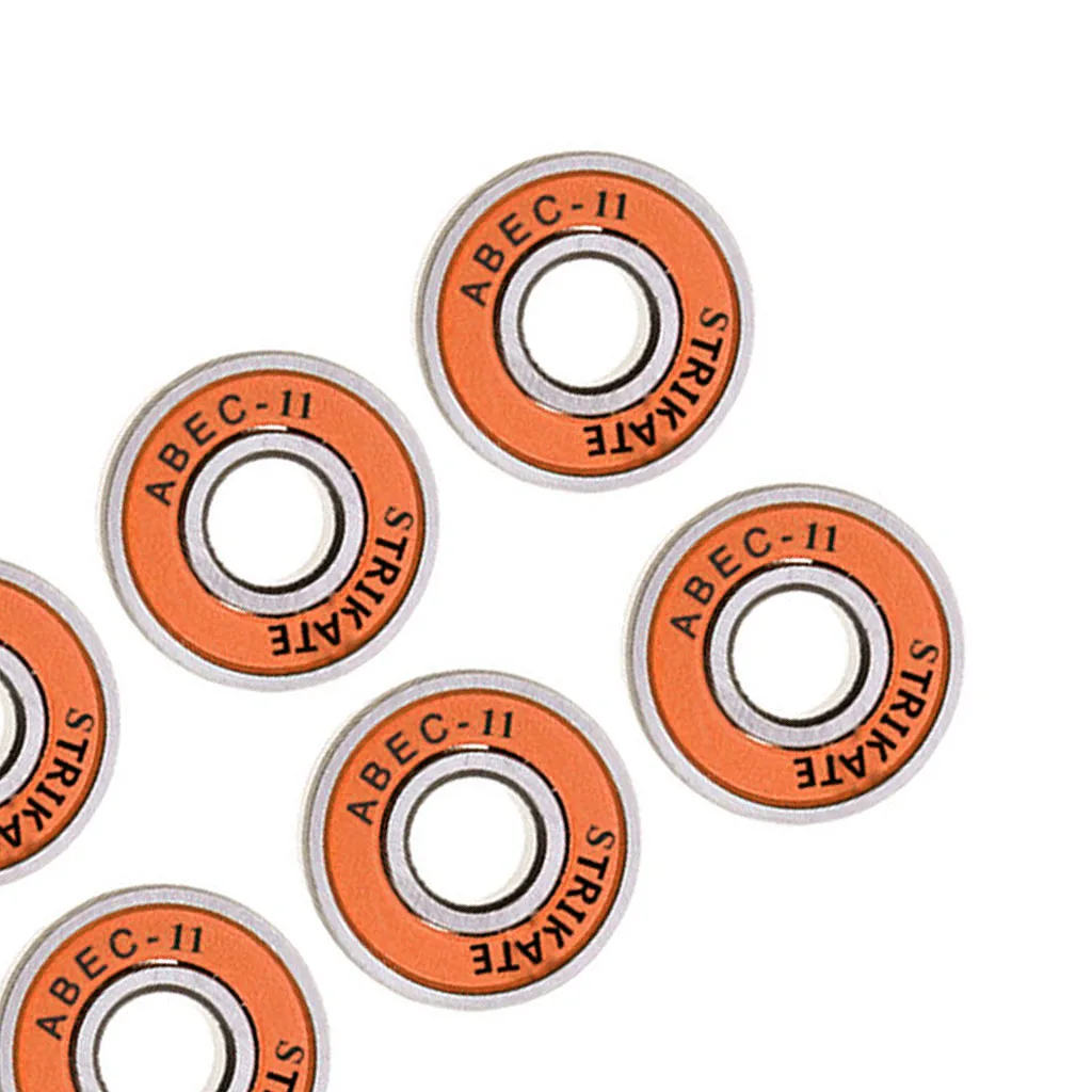 8 шт. ABEC 11 роликовые подшипники 608RS качественный подшипник для скейтборда