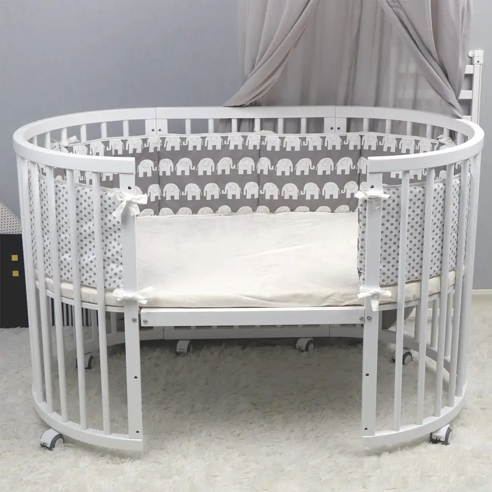 4 шт. детская кроватка защита Мягкий коврик плетеная бампер узел утолщенная