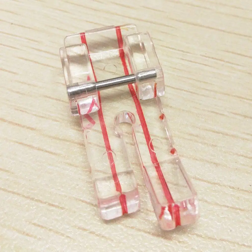 Прозрачный 1/4 &quotстегальная швейная машина лапка для ножной машины Singer Брат Babylock