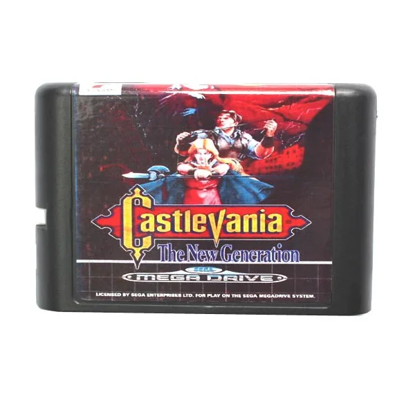 Castlevania нового поколения-16 бит MD-игры Картридж для MegaDrive Genesis консоли | Электроника