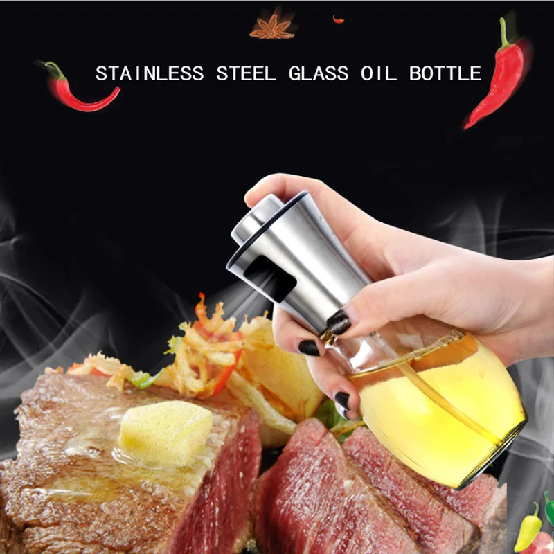 Бутылка для масла из нержавеющей стали 200 мл|Для запекания чеснока| |