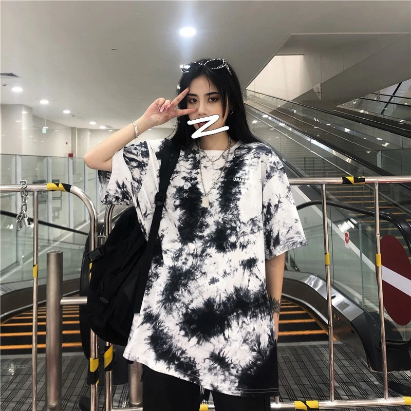 Harajuku женская летняя футболка с короткими рукавами в стиле хип хоп свободная