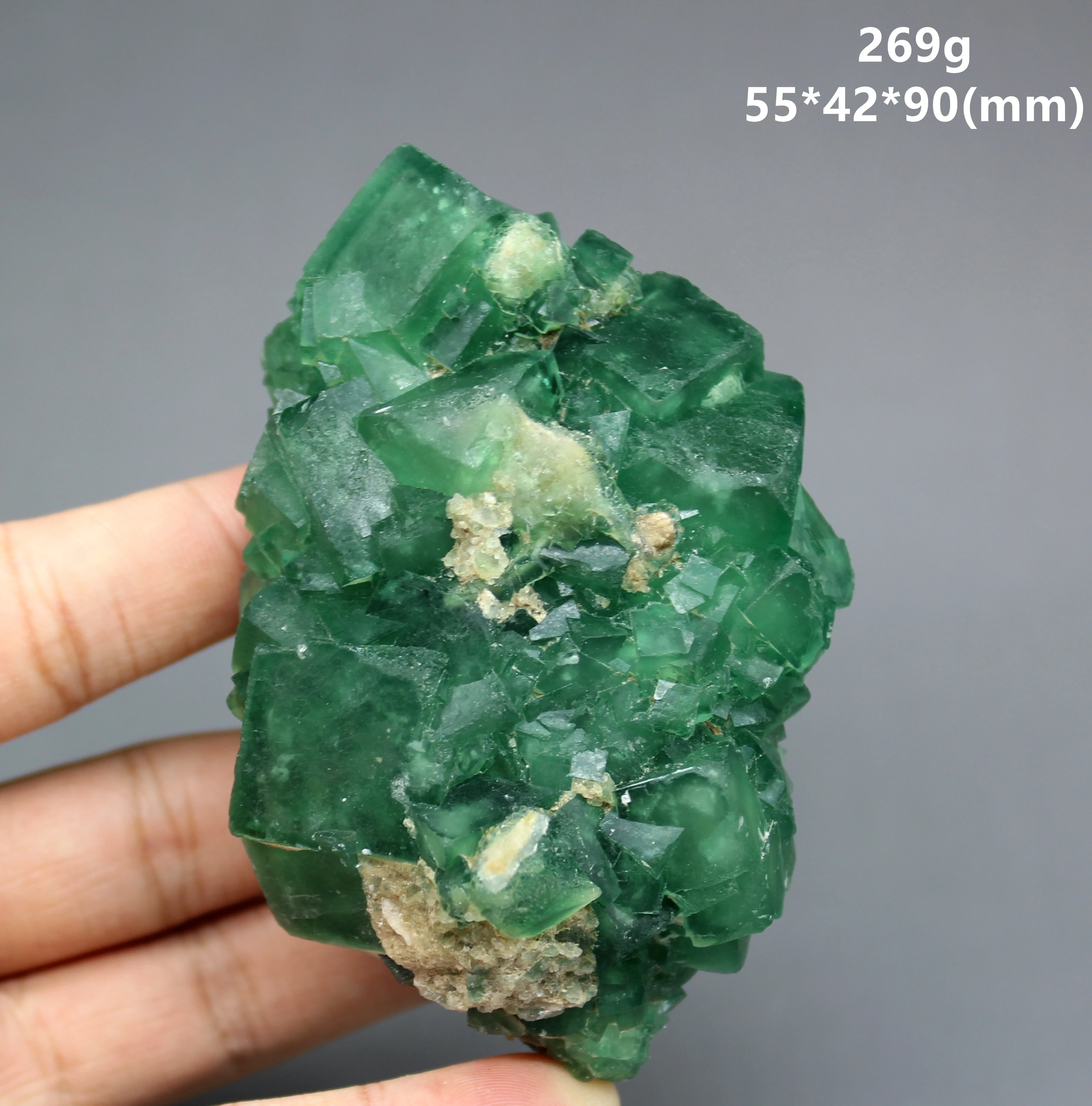 Фото 100% натуральный зеленый флюорит минеральный образец кластер минеральные