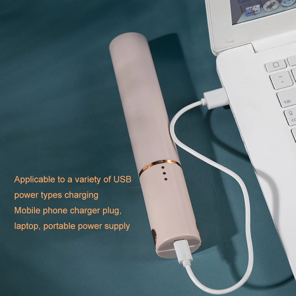 

Portable Negative Curler Styling Tool Temperature Mini Wireless Curling Iron USB Rechargeable Hair Straightener Rolling