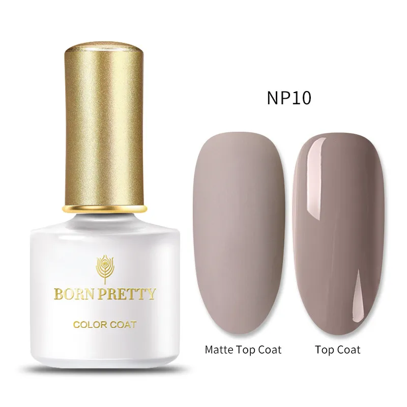 BP-NP10 BORN PRETTY Gel Polish Plum Color Semi Permanent Soak Off Gel Nail Polish 60 Colors Nail Art Gel Varnish Matt Top Coat Need 6ml - Цвет: BP-NP10