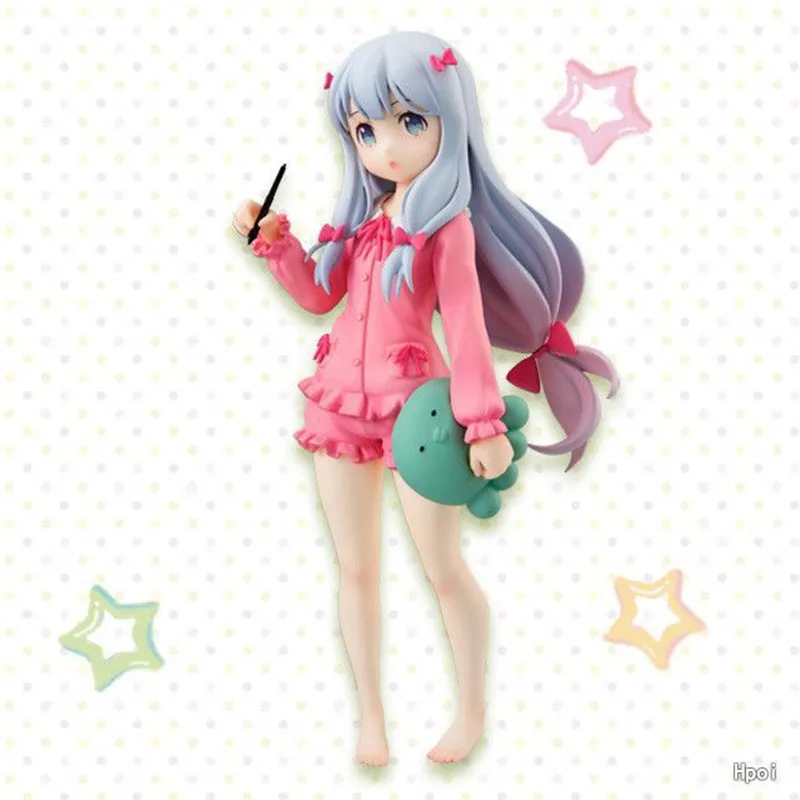 18 см эроманга сенсей Izumi Sagiri зеленый фигурку аниме игрушка кукла Коллекционная