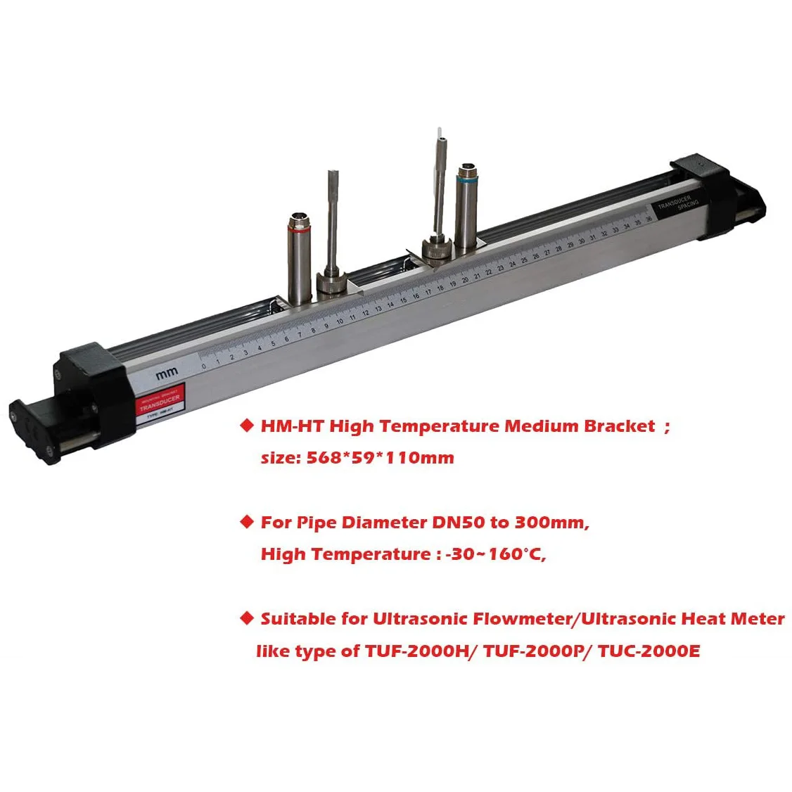 TM-1-HT датчик высокой температуры HM-HT Средний Монтажный кронштейна TUF-2000H DN50 ~ 700 мм