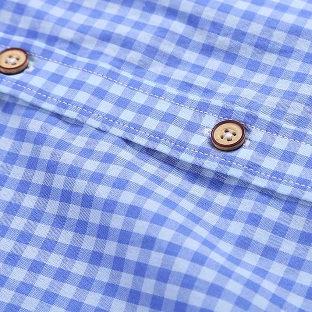 Camisa Masculina мужская рубашка с длинным рукавом и отложным воротником, Повседневная рубашка с рисунком в клетку, модная мужская Повседневная Базовая рубашка