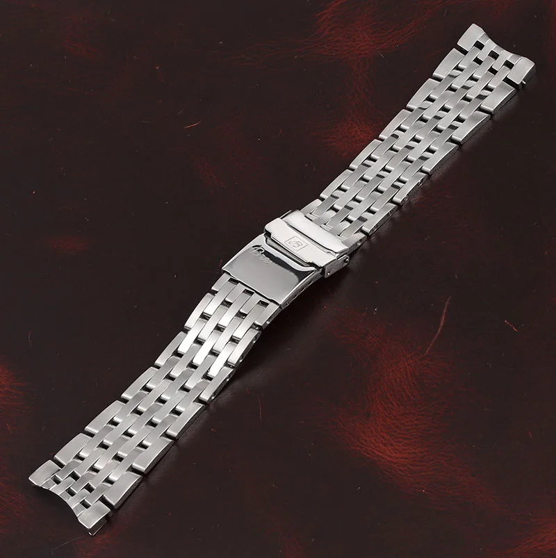 

316L Solid Stainless Steel Bright light Watchband Silver 22mm 24mm Metal Watch Band Strap Wrist Watches Bracelet for Breitling