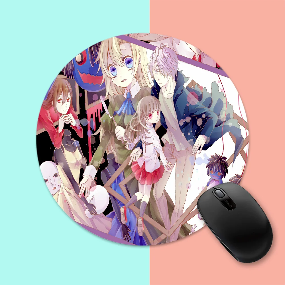 

Anime IB Horror Gallery Round Mouse Mat Gaming Mouse Pad For PC Laptop Notebook 20x20cm Gamer Desk Pad